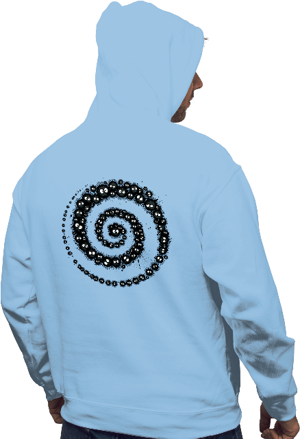 Soot Spiral - Sweatshirt (650x650), Png Download
