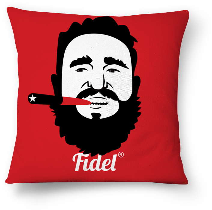 Almofada Fidel De Roberto Weigand Estúdiona - Fidel Castro (800x800), Png Download