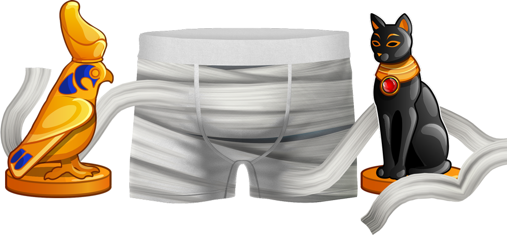 Egypt - Underpants (1000x465), Png Download
