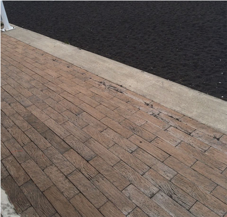 Listón Hormigón Similar A Madera - Brickwork (752x440), Png Download