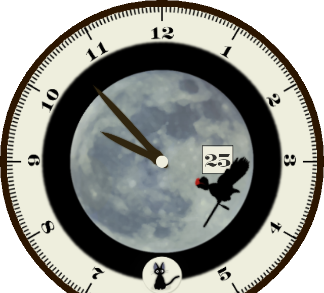Kiki's Delivery Service Watch Face Preview (640x580), Png Download