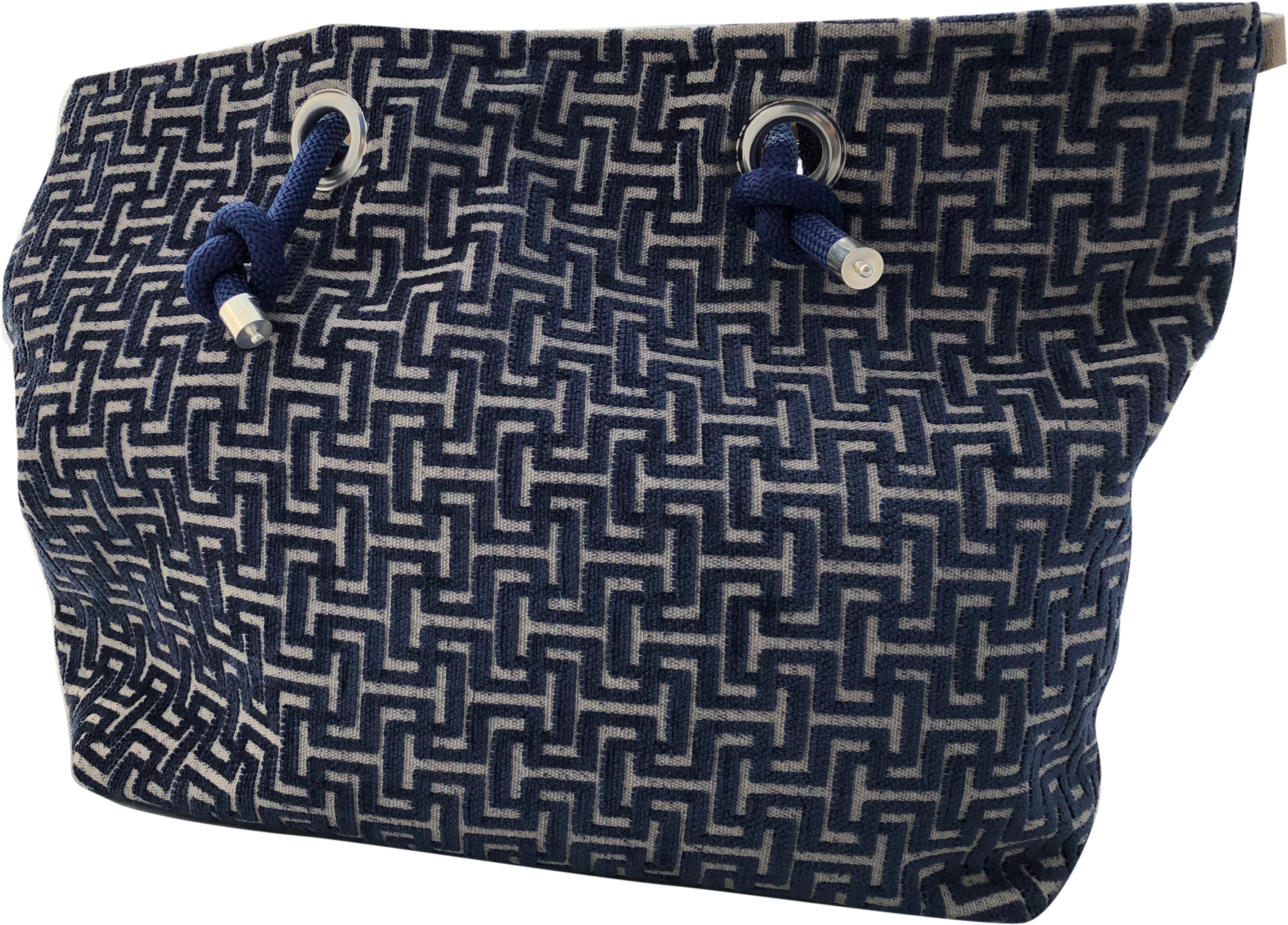 Bolso Terciopelo Azul Con Figuras Geométricas - Handbag (4032x3024), Png Download