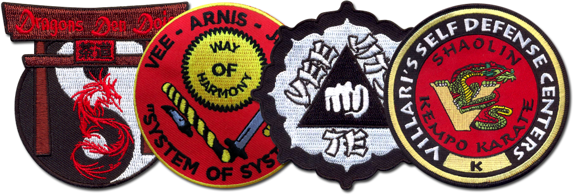 Martial-arts - Martial Arts Patches (1200x400), Png Download