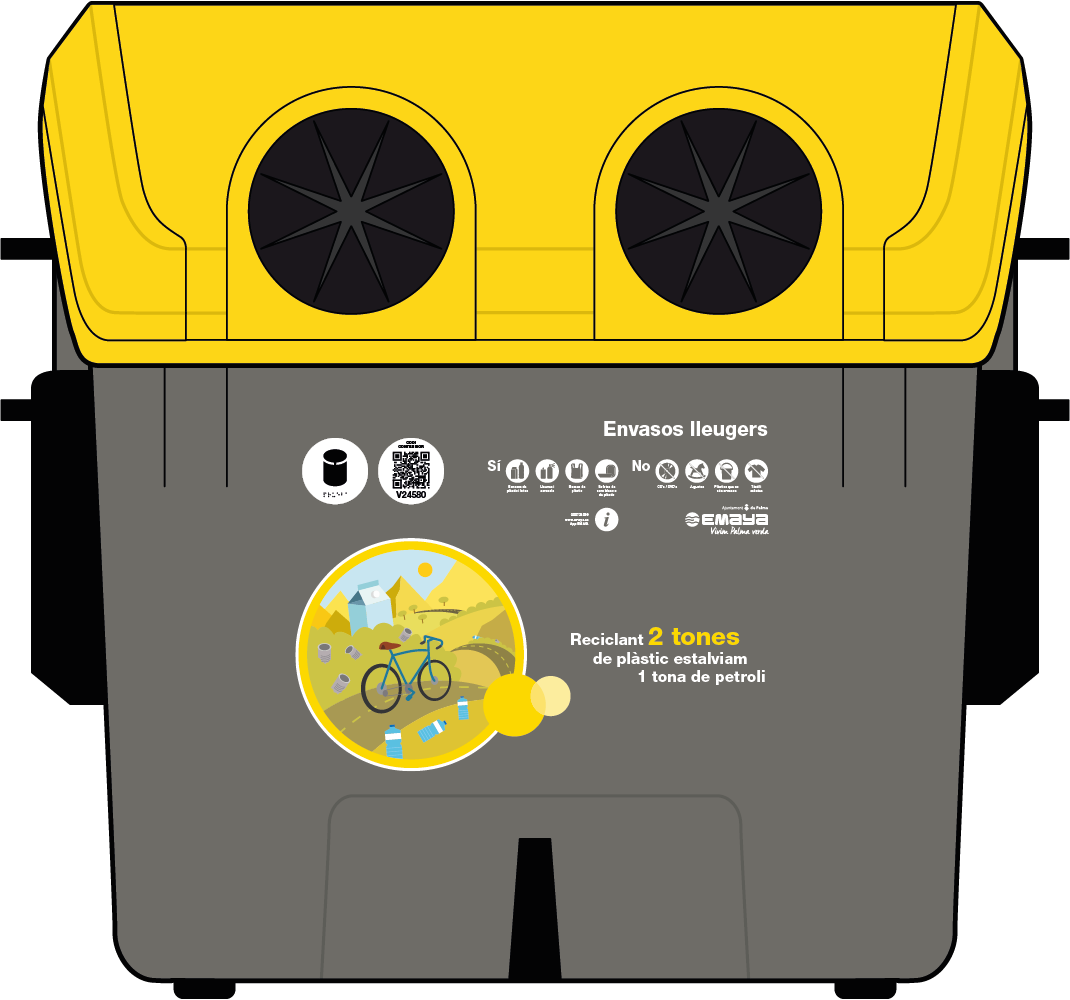 Recogida Selectiva En La Ciudad (1070x1000), Png Download