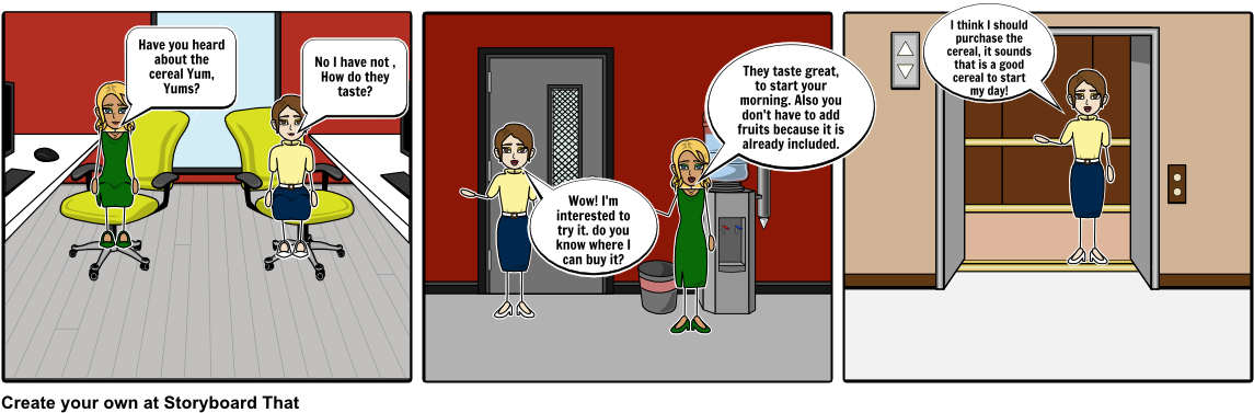 Introducing A Brand Of Cereal - Cartoon (1164x385), Png Download