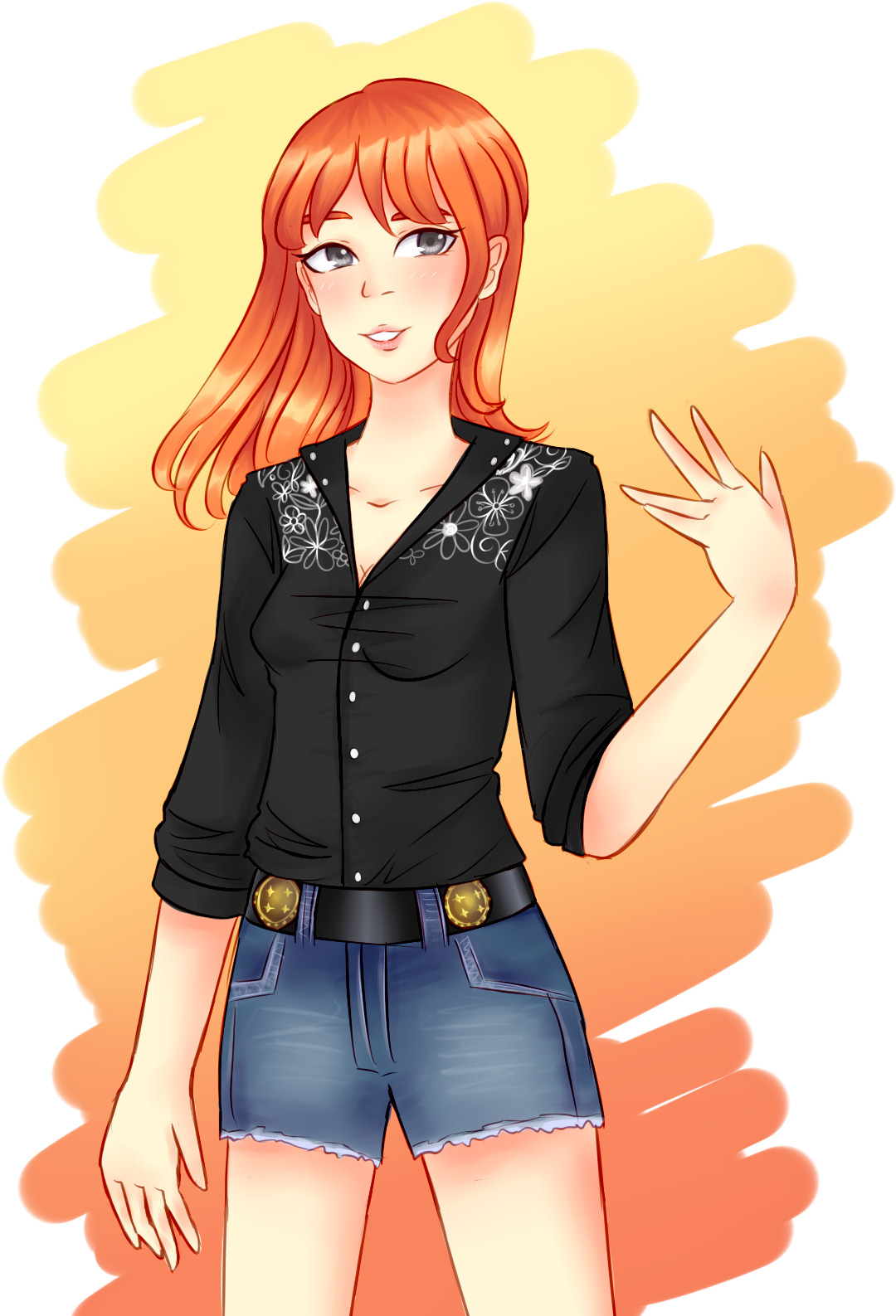 Moonbyul From Mamamoo - Cartoon (1200x1600), Png Download