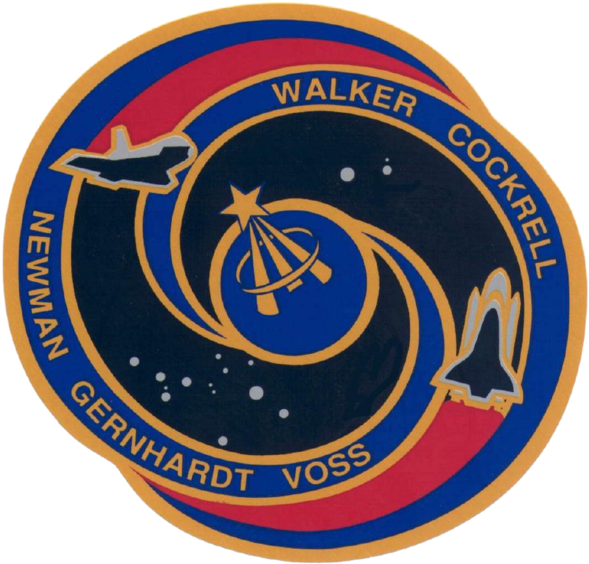 Sts 69 Patch - Mission Patch (628x600), Png Download