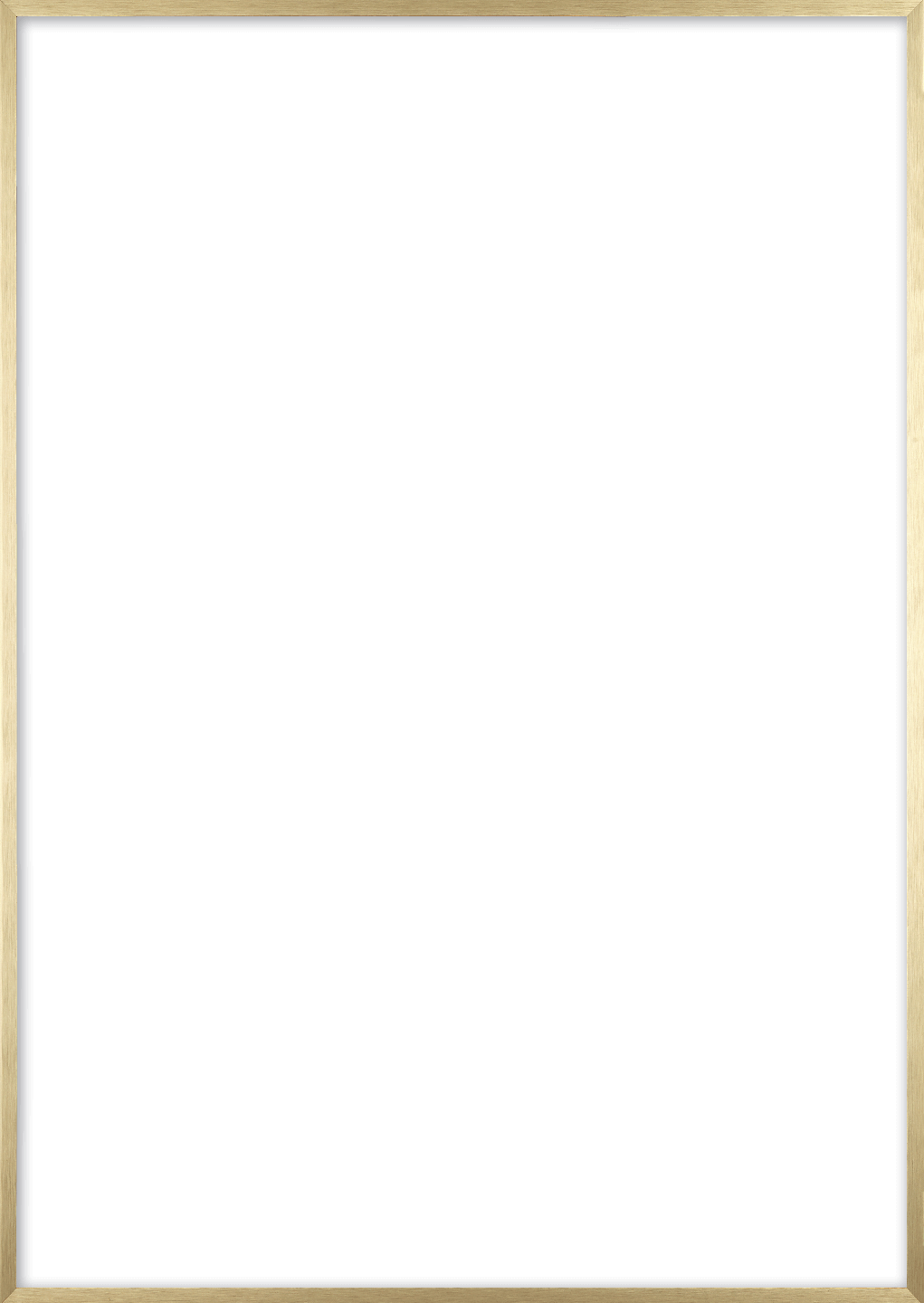 Picture Frame Gold - Paper (1021x1440), Png Download