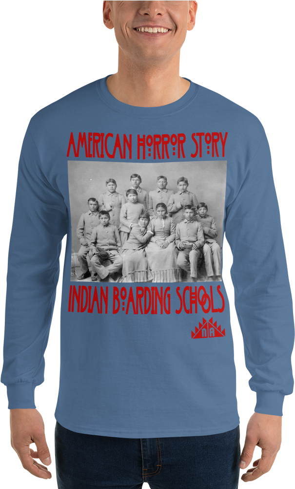 American Horror Story Long Sleeve Shirt - Long-sleeved T-shirt (1000x1000), Png Download