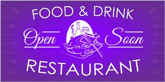 Blank Vinyl Banner For Restaurants - Synopsis (560x560), Png Download