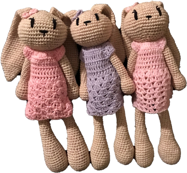 Kawaii Pink Bunny Girl (844x765), Png Download