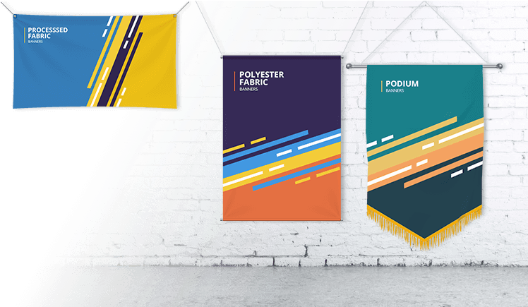 Cloth/fabric Banners - Graphic Design (1070x434), Png Download