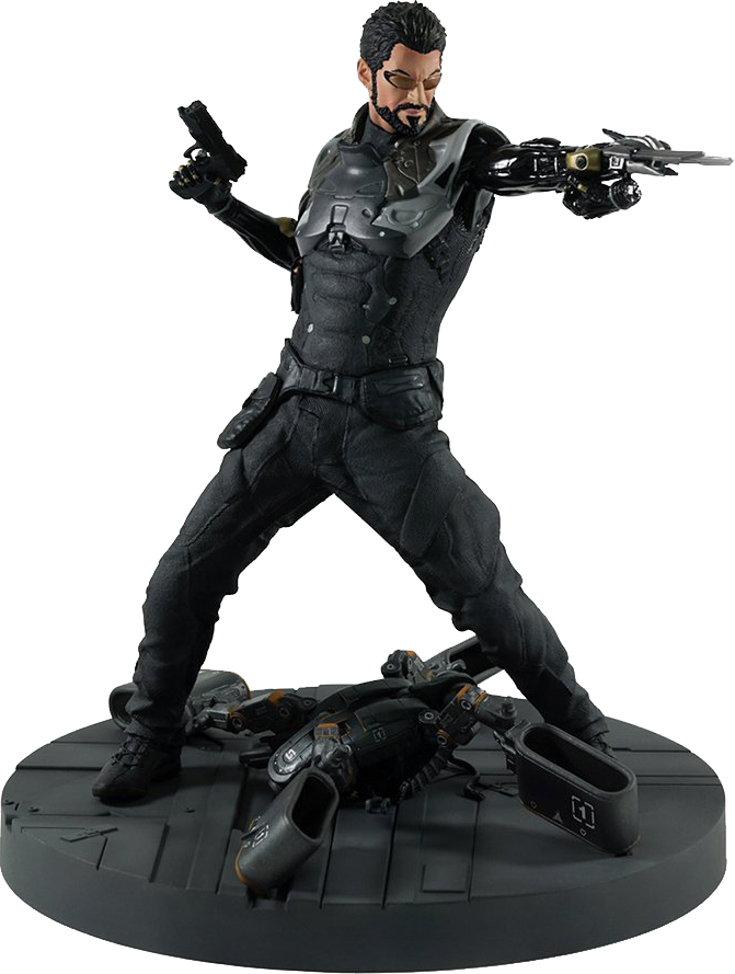 Mankind Divided Statue Adam Jensen - Deus Ex Mankind Divided Statue Adam Jensen (671x889), Png Download