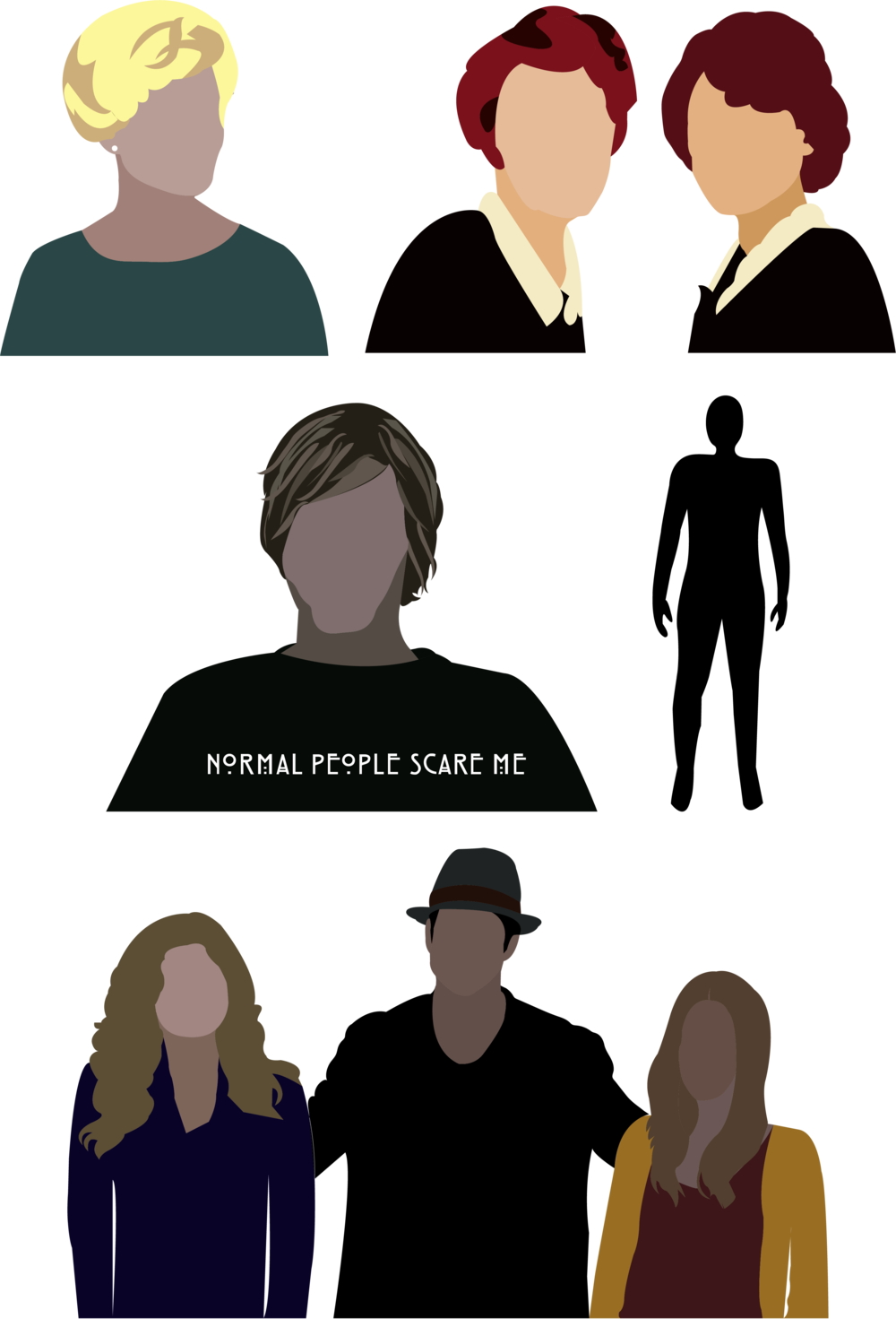 American Horror Story Adventure (1000x1471), Png Download