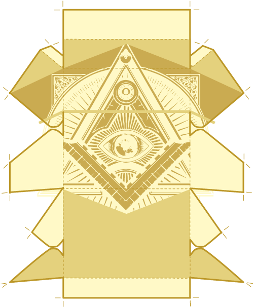 Iluminati Smokers - Triangle (612x792), Png Download