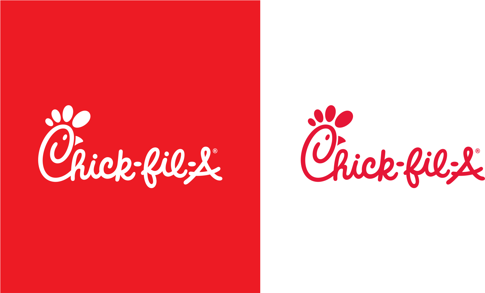Chick Fil A Logo Ed1b24 - Chick Fil (1800x1013), Png Download
