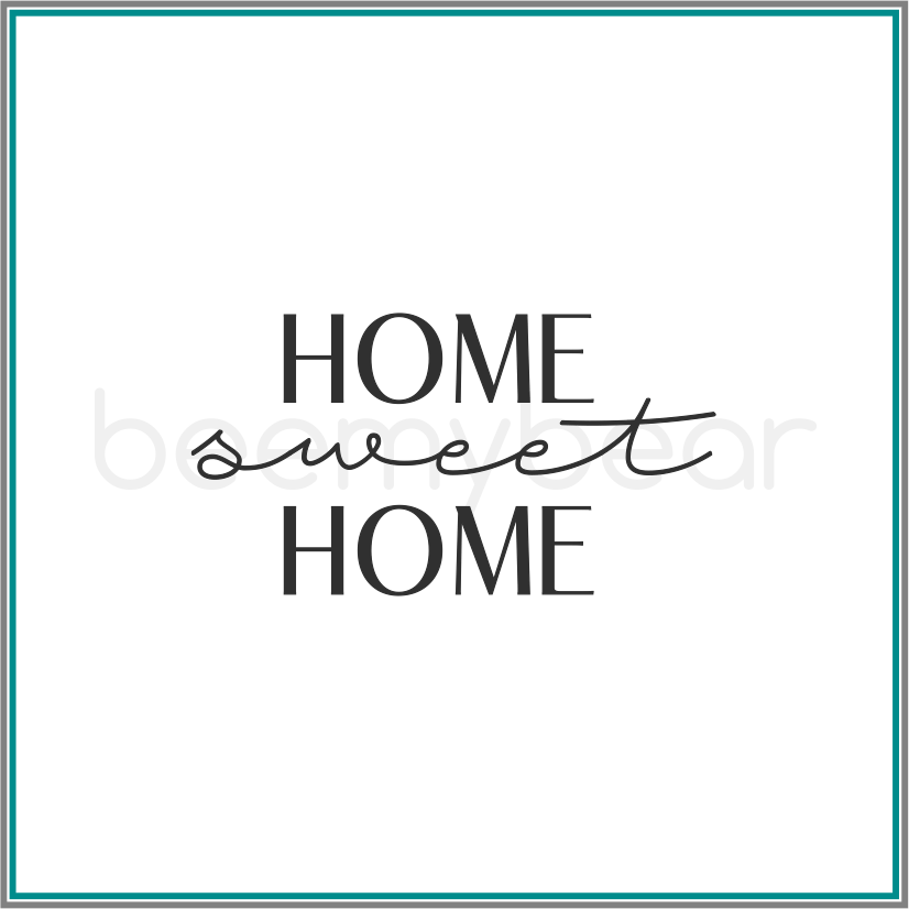Stempel Home Sweet Home (826x826), Png Download