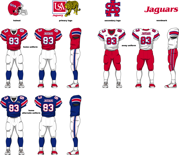 Southalabamafootball1 - Santa Clara Bronco Logo (750x649), Png Download