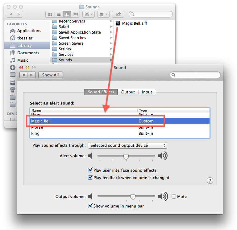 Place Custom Sounds In The /library/sounds/ Folder - Mac Os X Lion Finder (768x746), Png Download