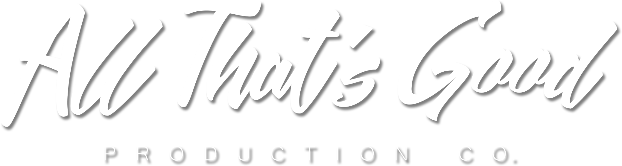 All That's Good Production Company - Calligraphy (2266x591), Png Download
