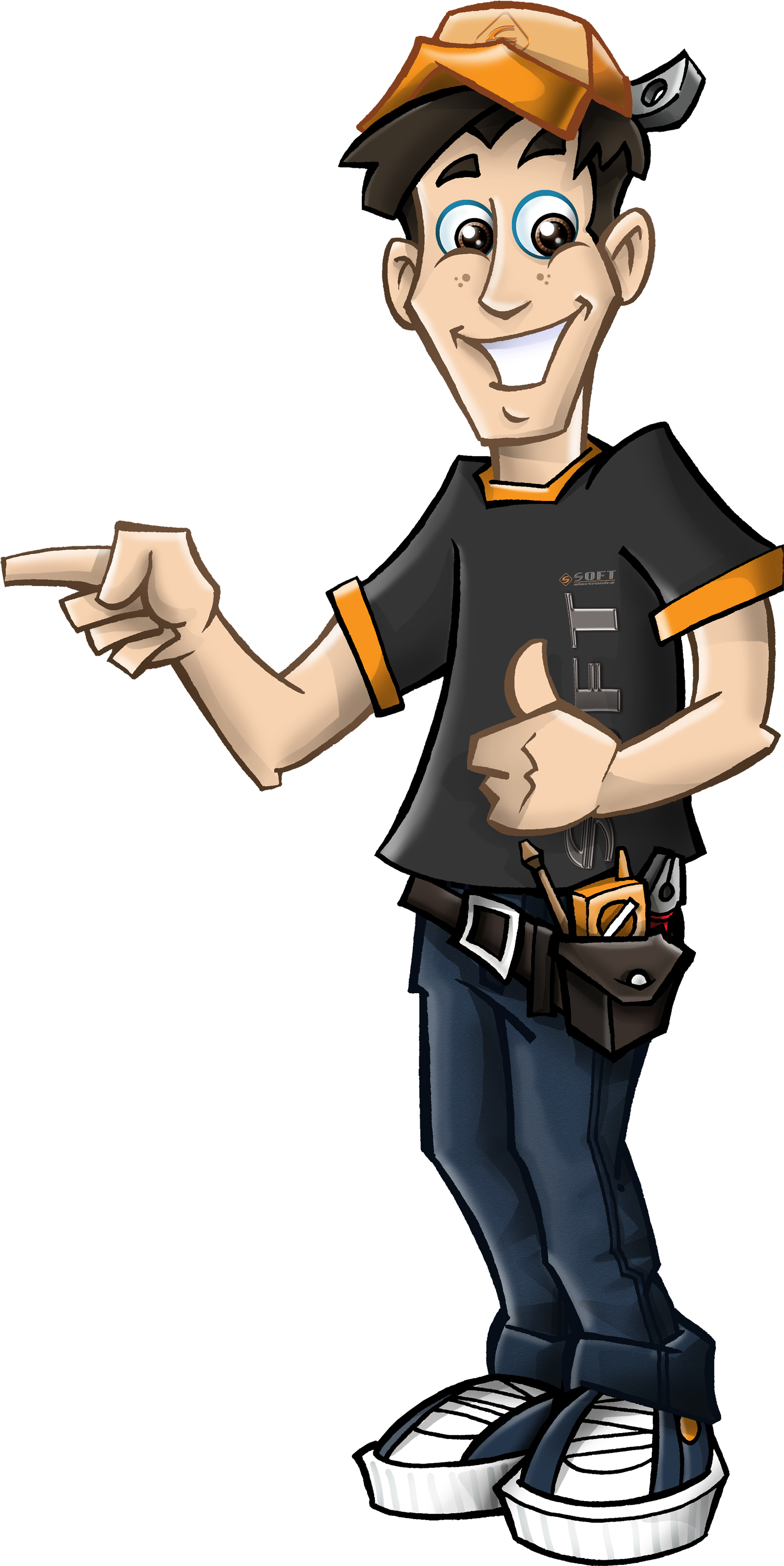 Png - Cartoon (1500x2995), Png Download