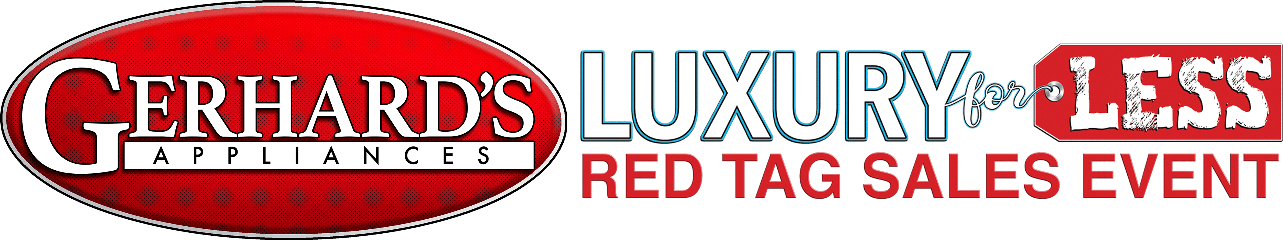 Gerhard's Appliances Logo - Circle (4258x977), Png Download