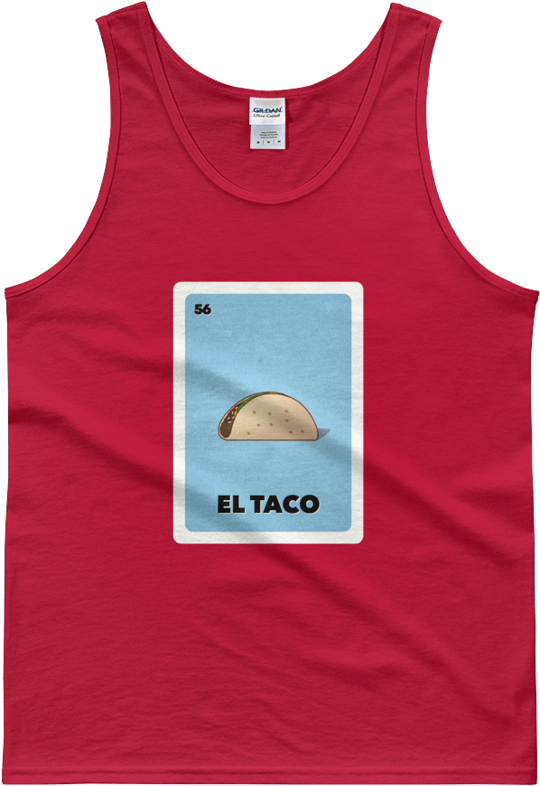 El Taco Loteria Card Tank - Top (1000x1000), Png Download