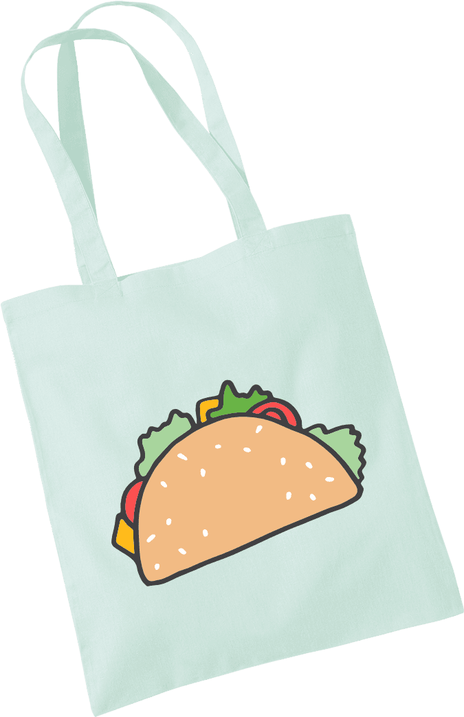 Taco Tote Bag - Tote Bag (1000x1200), Png Download