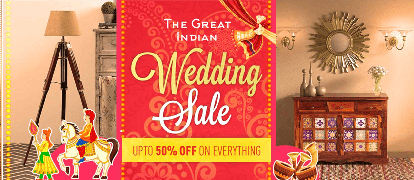 Pepperfry 'great Indian Wedding Sale' - Fête De La Musique (848x477), Png Download