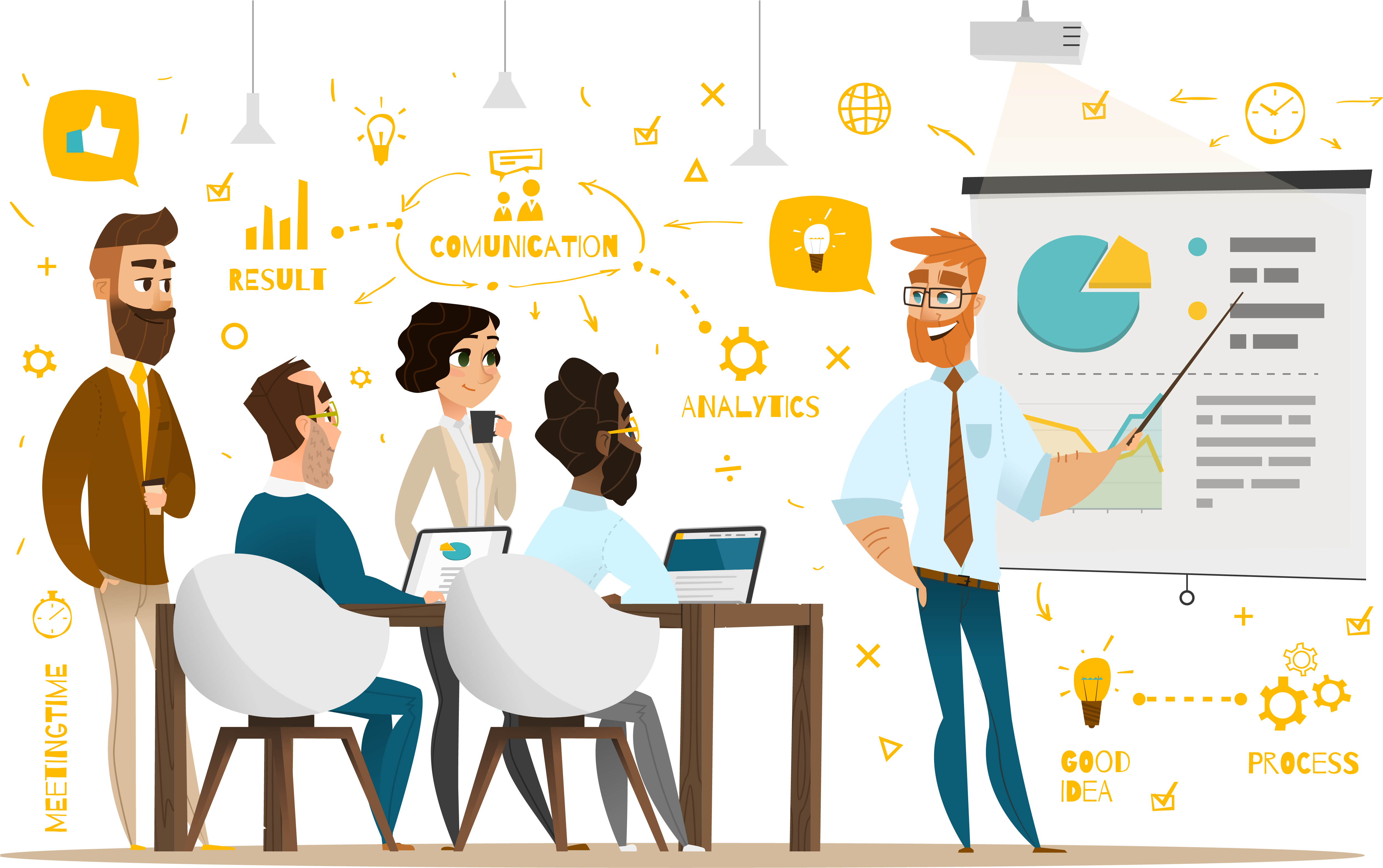 One Of The Keys To Effective Project Management Is - Business (5001x3214), Png Download