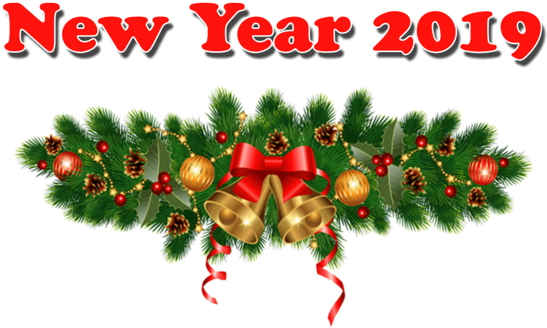 Free Png Download New Year 2019 Png Images Background - New Year 2019 Png (851x538), Png Download