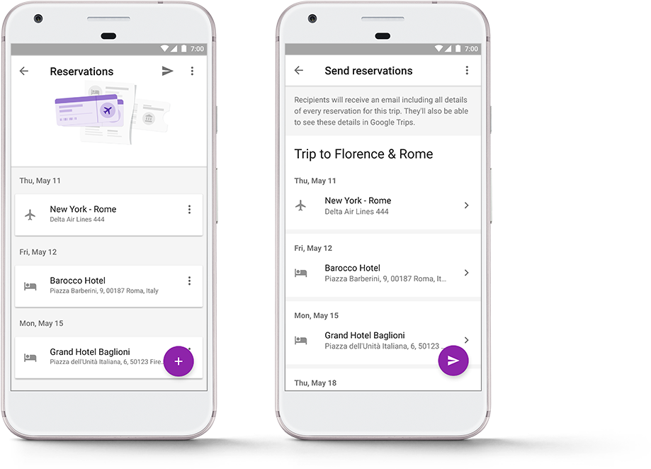 Google Trips Just Got Even Better - Google Trips Train Reservation (1000x725), Png Download