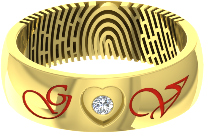 Wedding Rings For Bride And Groom - Bangle (900x900), Png Download