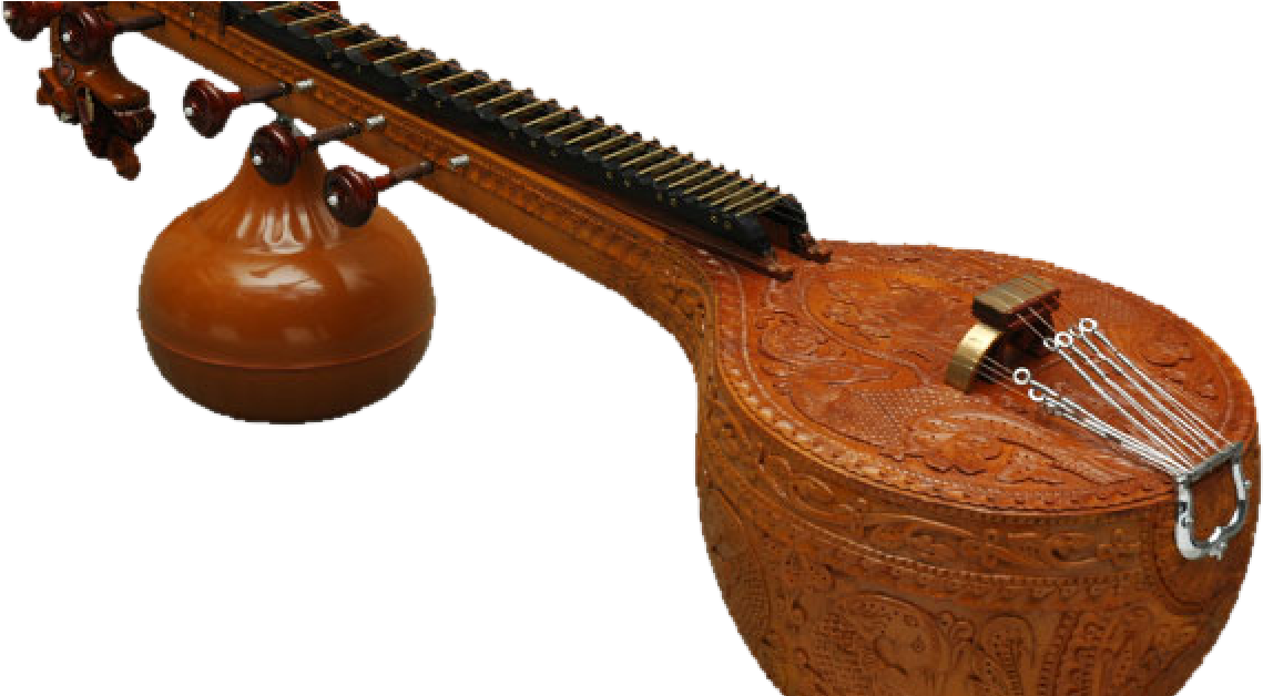 The Ancient Classical Sound Of India's Vichitra Veena - Musical Instruments Of Ancient India (1200x627), Png Download