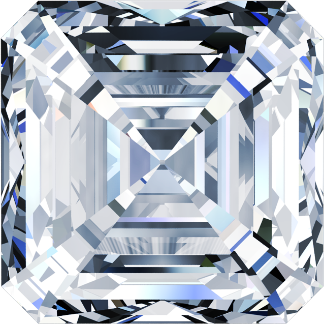 Asscher - Asscher Cut Diamond Transparent (800x800), Png Download