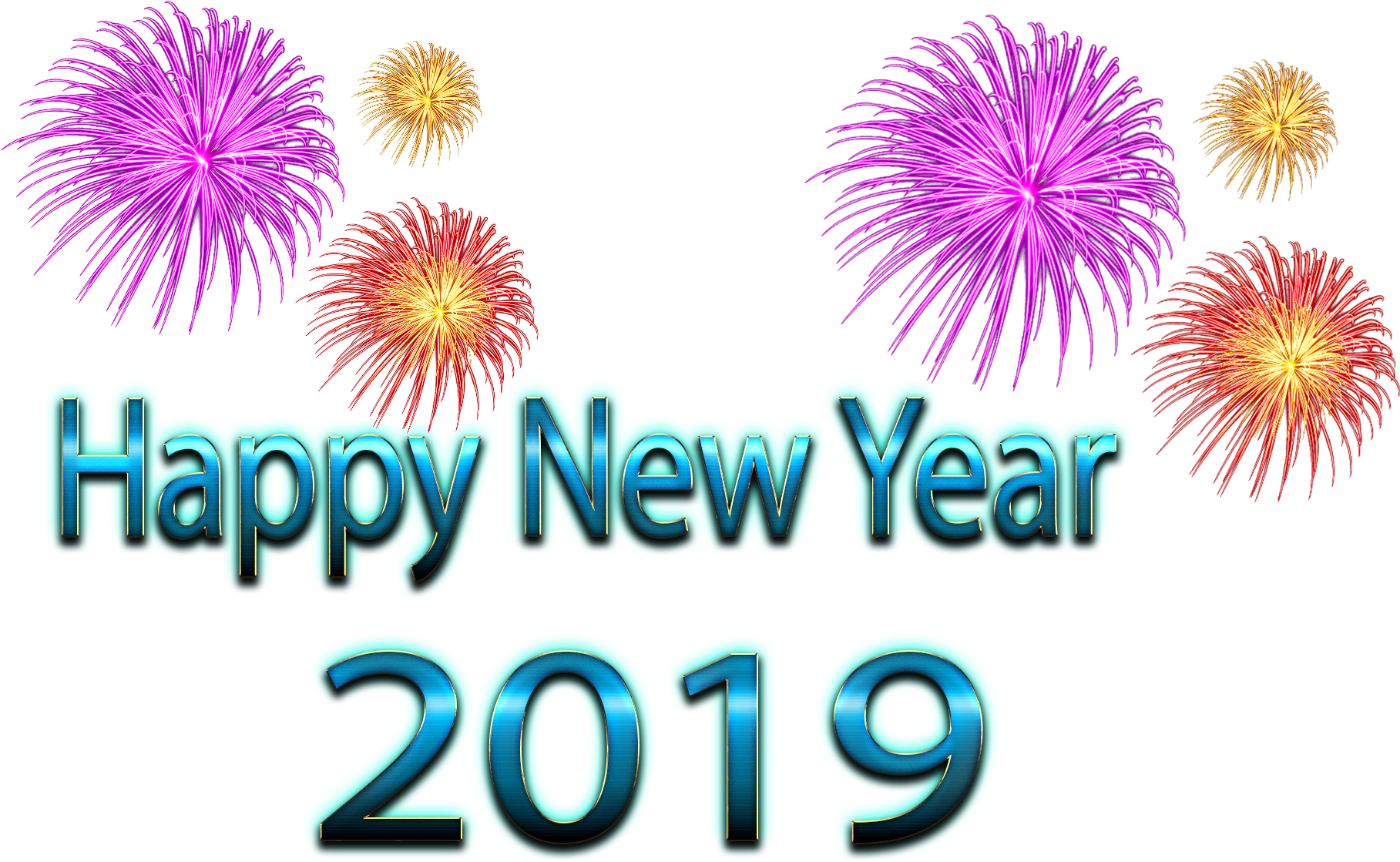 Fireworks (1920x1200), Png Download