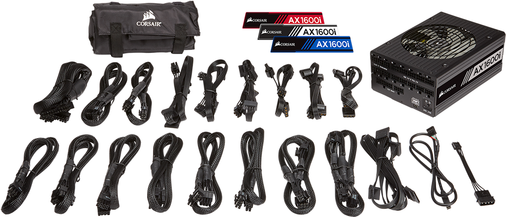 Corsair 1600i (1024x477), Png Download