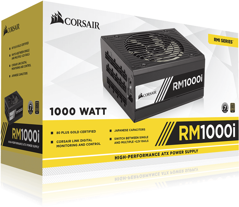 Corsair Rm 750i Gold (800x716), Png Download