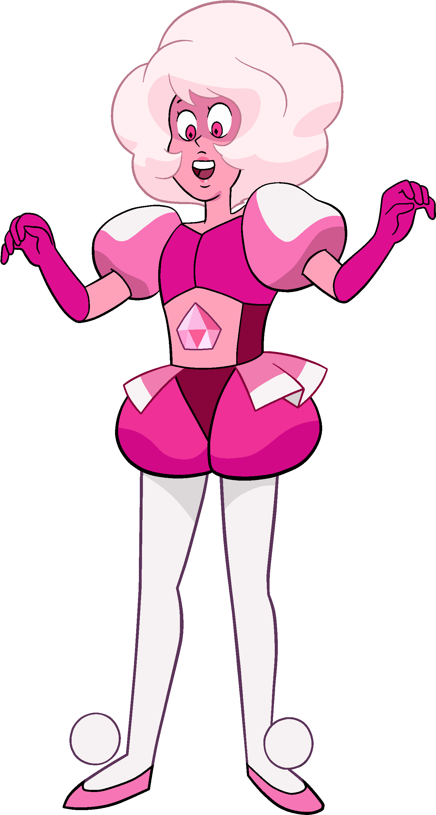 Pink Diamond - Cartoon (1500x2700), Png Download