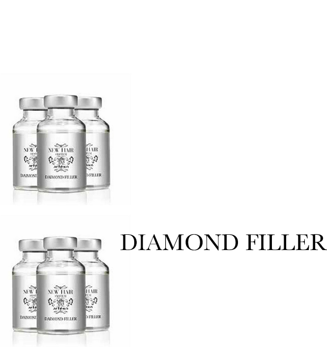 New Hair System Diamond Filler - Glass Bottle (801x715), Png Download