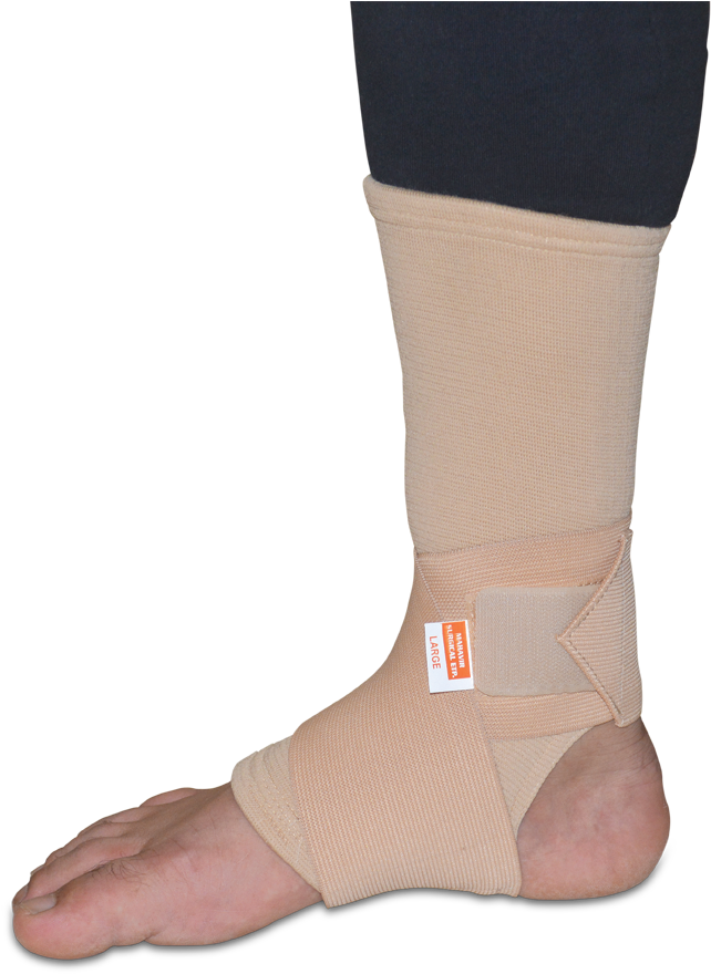 Ankle Grip Side (709x926), Png Download