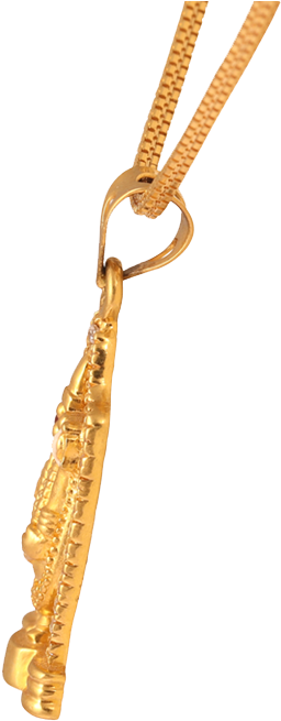 Gold Embossed Tirupati Balaji Pendant - Pendant (1024x768), Png Download