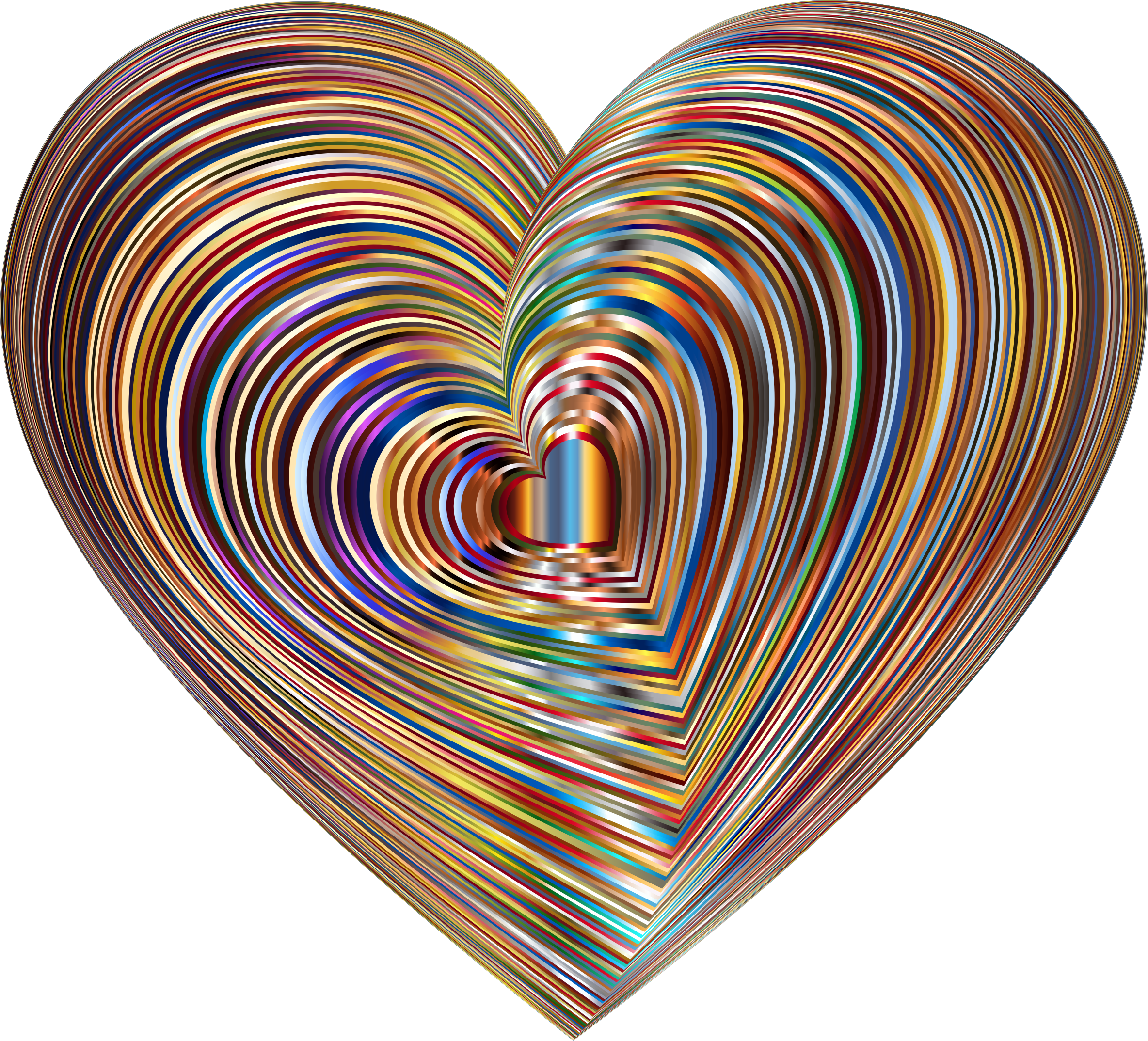 This Free Icons Png Design Of Hearts In Heart Twist (2368x2148), Png Download