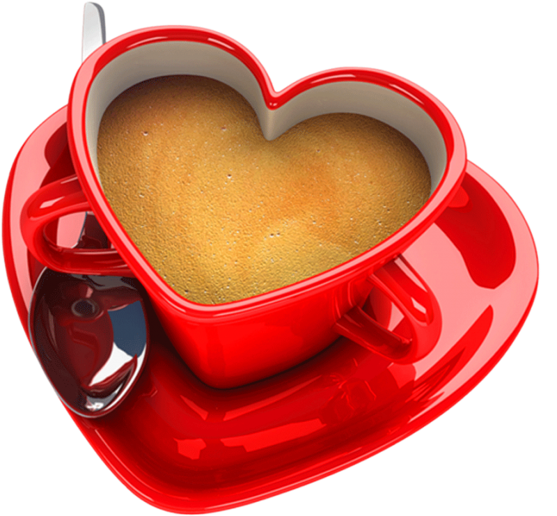 Heart Tea Cup Png - Things That Has A Heart Shape (900x900), Png Download