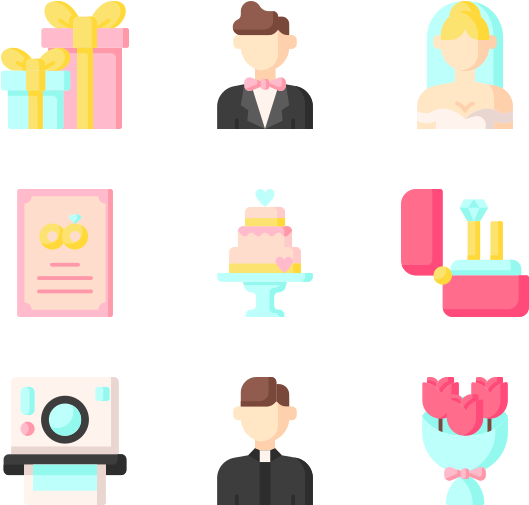 Wedding (600x564), Png Download