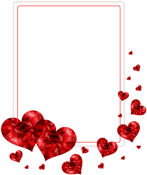 Postcard, Frame, Photo Frame, Photoshop, Banner, Love - Love Photo Frames Png (598x720), Png Download