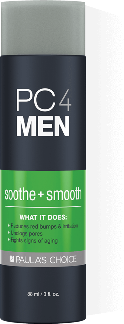 Pc4men 2% Bha Exfoliant - Paula's Choice Pc4men Soothe + Smooth Aftershave Treatment (842x1280), Png Download