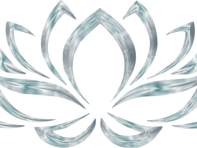 Lotus Clipart Transparent Background - Clip Art Gold Flower (640x480), Png Download