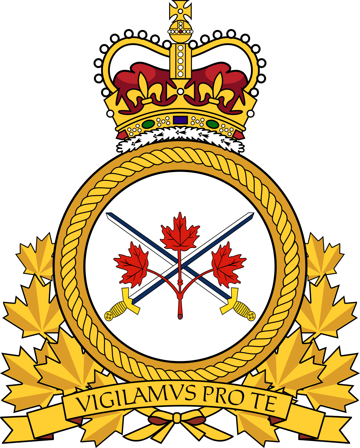 Royal Canadian Army Logo (1200x1494), Png Download