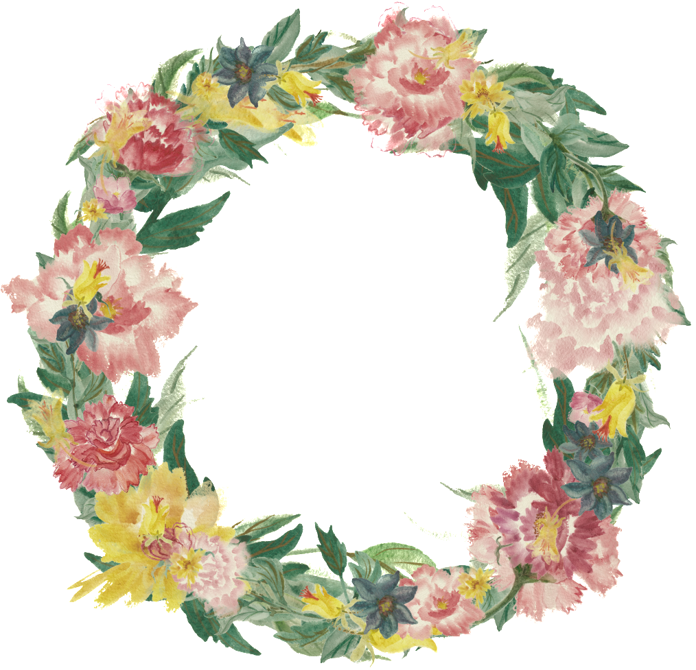 Blessing Garland Transparent Decorative - Bouquet (1024x979), Png Download